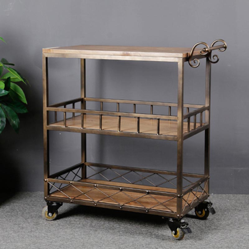 Tavolo da cucina in legno contemporaneo tavolo da cucina stazionaria con archiviazione aperta