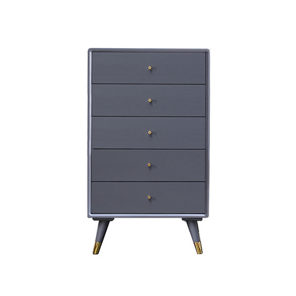 Vertikale Holzkiste moderne Schlafzimmerlagerstruhe mit 4/5 Schubladen