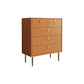 Baúl de lencería de madera vertical con 5 cajones, baúl de almacenamiento moderno para dormitorio