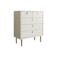 Baúl de lencería de madera vertical con 5 cajones, baúl de almacenamiento moderno para dormitorio
