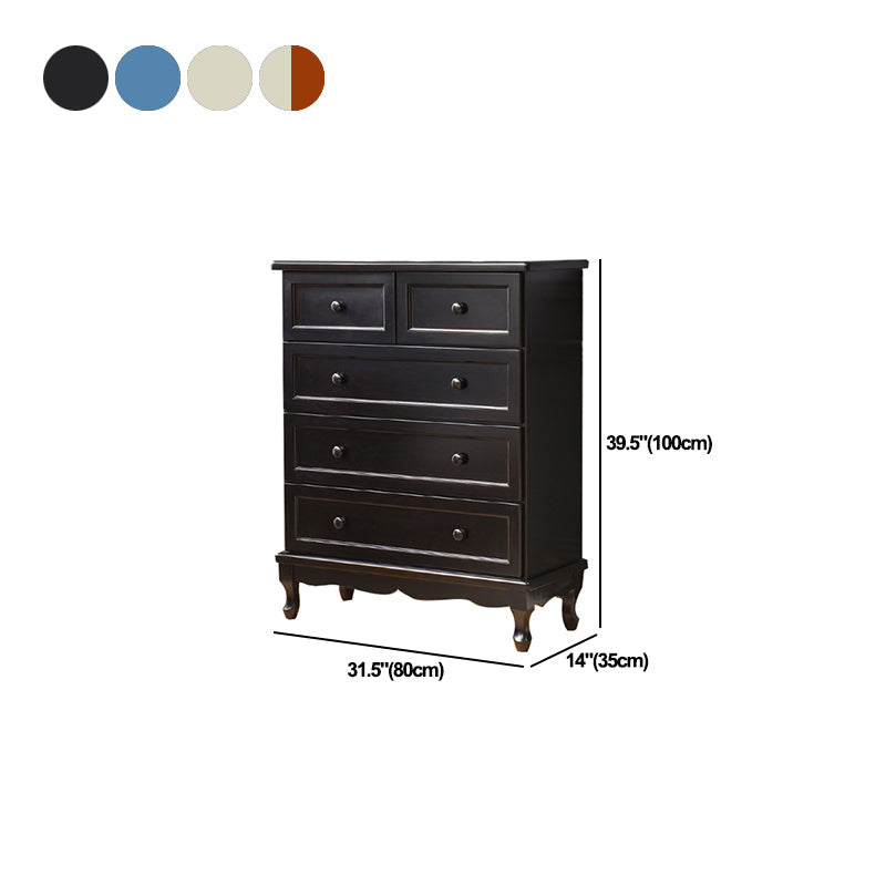 Vertical Wood Lingerie Chest Vintage Bedroom Storage Chest with Drawers Clearhalo 'Bedroom Furniture' 'Dressers & Chests' 'dressers_chests' 'furn' 'furn_dressers_chests' 'Furniture' 5634214
