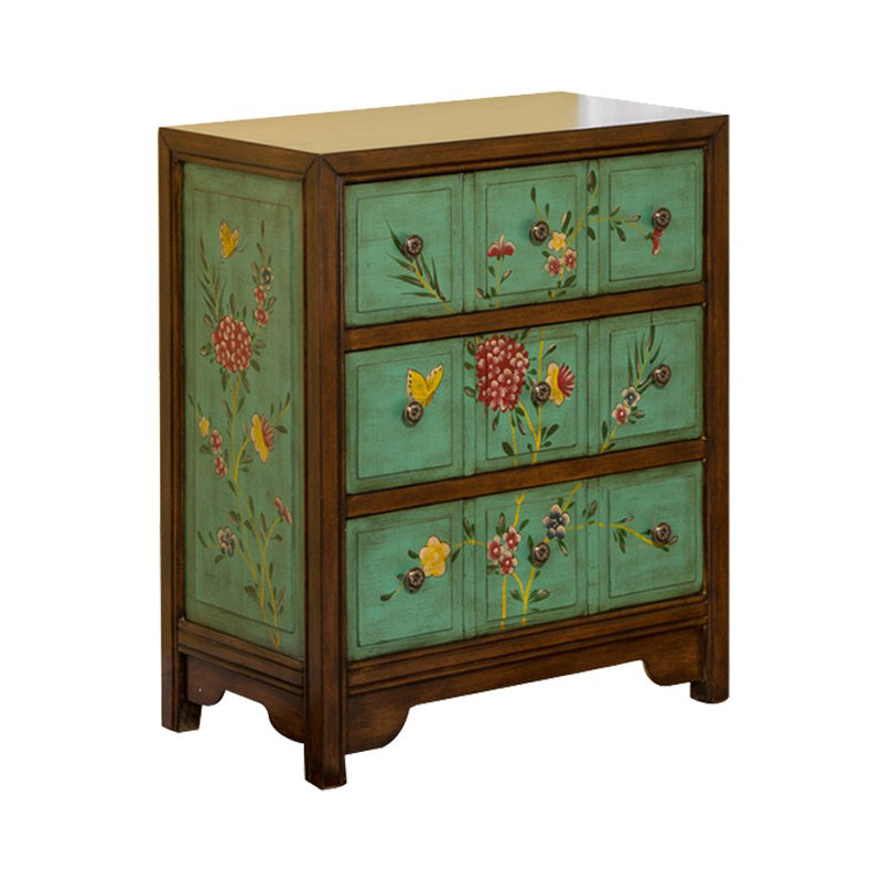 BERCH OPSLAG BRIJST Dressoir Traditionele opbergkist met 3 /4 laden