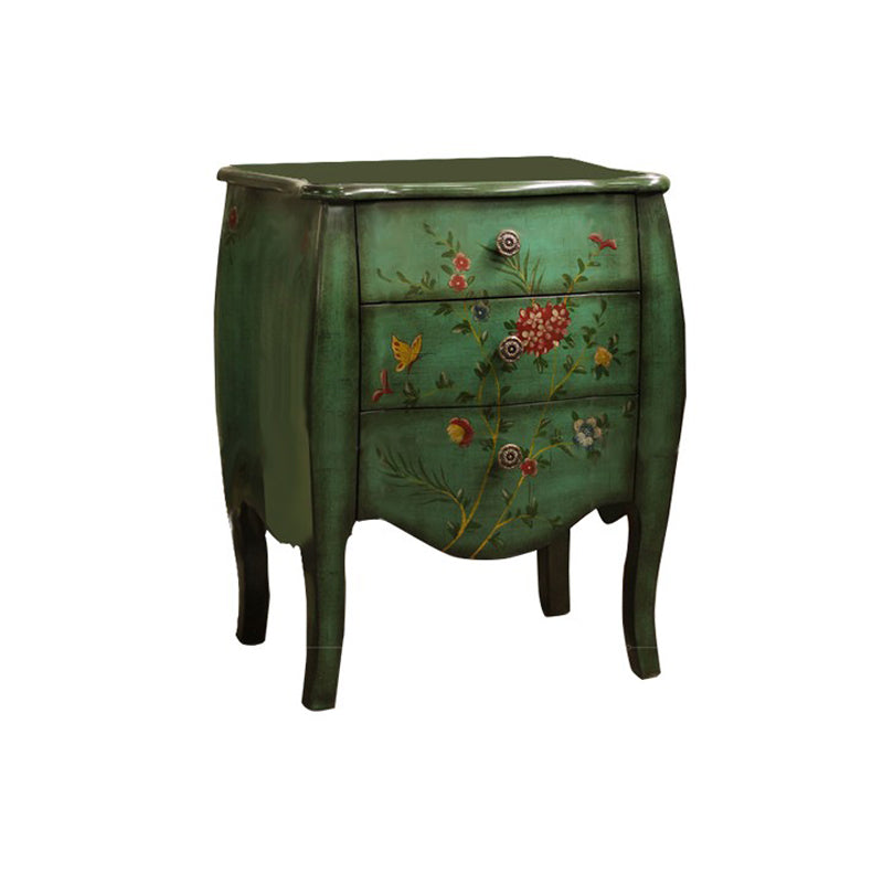 Birch Storage Chest Probe Traditionaler Lagerstruhe mit 3 /4 -Schubladen