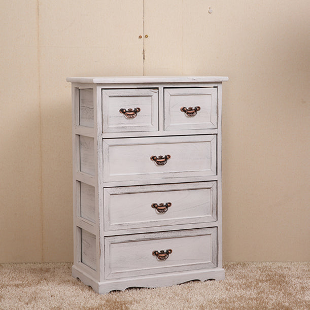 Traditional Solid Wood Lingerie Chest Vertical Storage Chest Dresser with Drawers Clearhalo 'Bedroom Furniture' 'Dressers & Chests' 'dressers_chests' 'furn' 'furn_dressers_chests' 'Furniture' 5634320