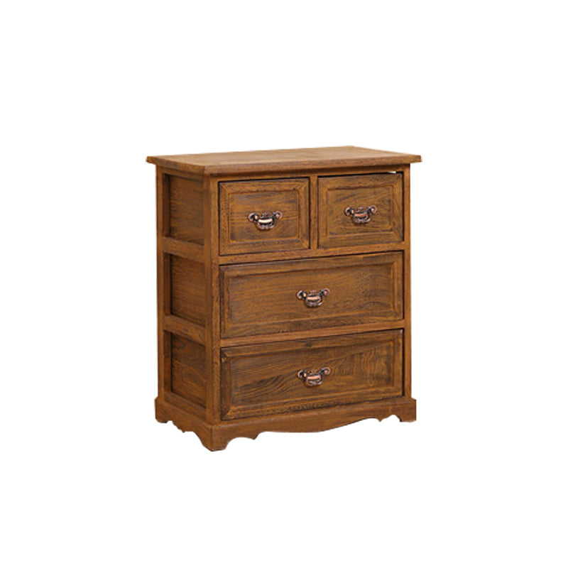 Traditional Solid Wood Lingerie Chest Vertical Storage Chest Dresser with Drawers Brown 4 Clearhalo 'Bedroom Furniture' 'Dressers & Chests' 'dressers_chests' 'furn' 'furn_dressers_chests' 'Furniture' 5634322