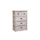 Traditional Solid Wood Lingerie Chest Vertical Storage Chest Dresser with Drawers White 5 Clearhalo 'Bedroom Furniture' 'Dressers & Chests' 'dressers_chests' 'furn' 'furn_dressers_chests' 'Furniture' 5634326