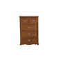 Traditional Solid Wood Lingerie Chest Vertical Storage Chest Dresser with Drawers Brown 5 Clearhalo 'Bedroom Furniture' 'Dressers & Chests' 'dressers_chests' 'furn' 'furn_dressers_chests' 'Furniture' 5634328