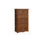 Traditional Solid Wood Lingerie Chest Vertical Storage Chest Dresser with Drawers Brown 6 Clearhalo 'Bedroom Furniture' 'Dressers & Chests' 'dressers_chests' 'furn' 'furn_dressers_chests' 'Furniture' 5634334