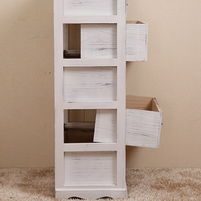 Traditional Solid Wood Lingerie Chest Vertical Storage Chest Dresser with Drawers Clearhalo 'Bedroom Furniture' 'Dressers & Chests' 'dressers_chests' 'furn' 'furn_dressers_chests' 'Furniture' 5634335