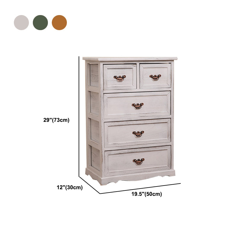 Traditional Solid Wood Lingerie Chest Vertical Storage Chest Dresser with Drawers Clearhalo 'Bedroom Furniture' 'Dressers & Chests' 'dressers_chests' 'furn' 'furn_dressers_chests' 'Furniture' 5634338