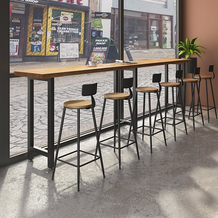 Moderne 1/7 stukken Bars Set rechthoek houten aanrechttafel met hoge ontlasting