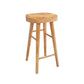 Modern 1/9 Pieces Bar Table Set Rectangle Wood Counter Table with High Stools Wood 30"H Stool (Single) Clearhalo 'Bar Furniture' 'furn' 'furn_home_bar_bar_sets' 'Furniture' 'Home Bars & Bar Sets' 'home_bar_bar_sets' 'Kitchen & Dining Furniture' 5634391