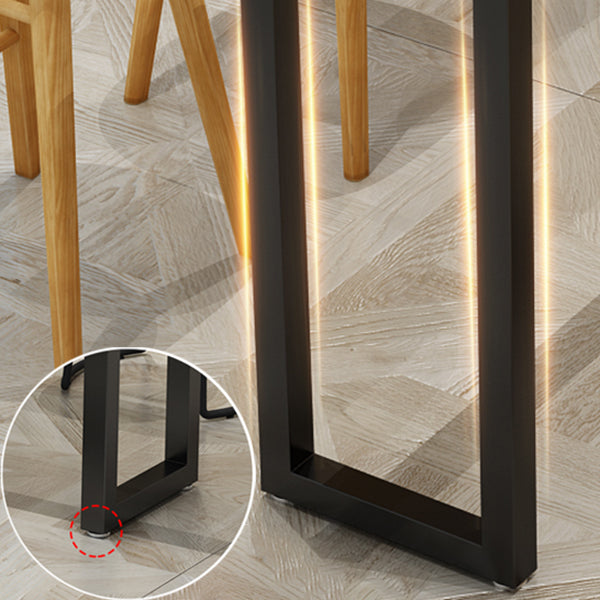 Juego de comedor de pub de madera maciza Glam, 1/2/4/7/9 piezas, juego de mostrador natural para cafetería