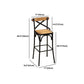 Rechteckiges Massivholz-Bartisch-Set, industrieller 1/4/7-teiliger Thekentisch mit Hockern