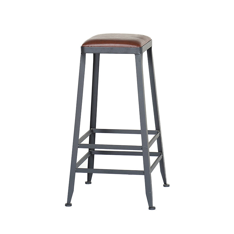 Industrial 1/7 Pieces Bar Table Set Rectangle Wood Counter Table with High Stools