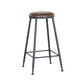 Industrial 1/7 Pieces Bar Table Set Rectangle Wood Counter Table with High Stools