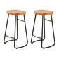 Ensemble de bar moderne 1/2/5 pièces Table de bar en bois massif avec repose-pieds tabourets de bar