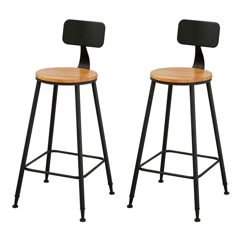 Ensemble de bar moderne 1/2/5 pièces Table de bar en bois massif avec repose-pieds tabourets de bar