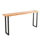 Ensemble de bar moderne 1/2/5 pièces Table de bar en bois massif avec repose-pieds tabourets de bar