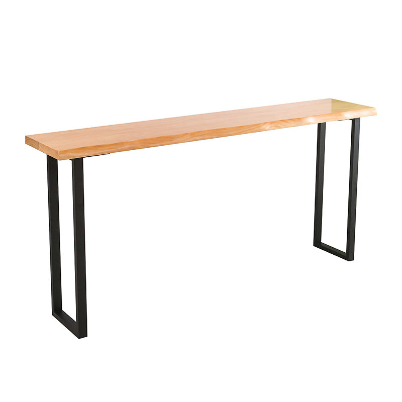 Ensemble de bar moderne 1/2/5 pièces Table de bar en bois massif avec repose-pieds tabourets de bar