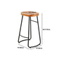 Ensemble de bar moderne 1/2/5 pièces Table de bar en bois massif avec repose-pieds tabourets de bar
