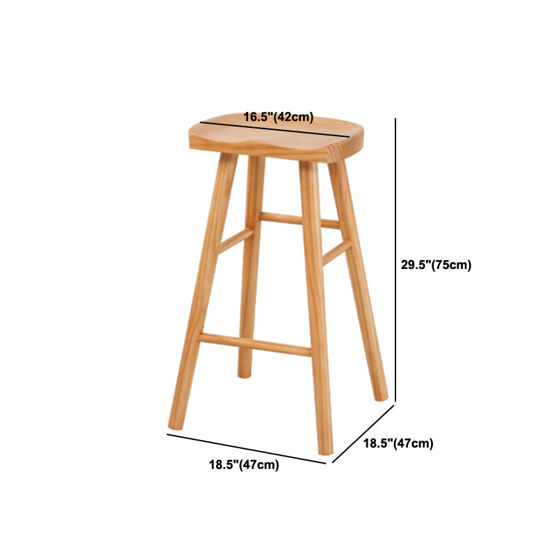 Ensemble de bar moderne 1/2/5 pièces Table de bar en bois massif avec repose-pieds tabourets de bar
