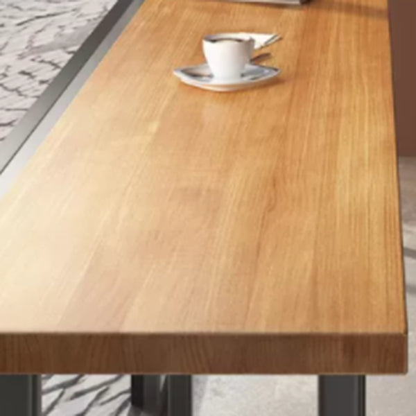 Juego de mesa de Bar moderno de 1/7 piezas, mesa de mostrador rectangular de madera con taburetes