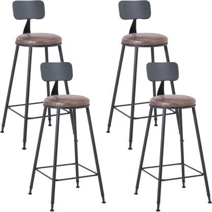Industrial 1/3/4/5 Pieces Bar Table Set Square Pine Wood Counter Table with Stools