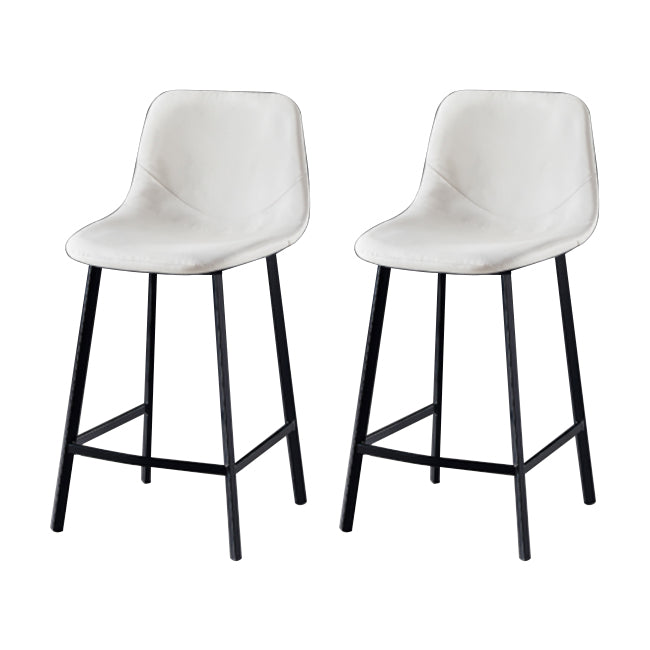 Modern Stone Bar Table Set 1/2/3 Pieces Counter Table for Indoor White 30"H Stools (Set of 2) Clearhalo 'Bar Furniture' 'furn' 'furn_home_bar_bar_sets' 'Furniture' 'Home Bars & Bar Sets' 'home_bar_bar_sets' 'Kitchen & Dining Furniture' 5634794