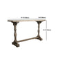 Industrial Rectangle Wooden Bar Table Set 1/2/3/4 Pieces Counter Table with High Stools