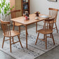 Set da pranzo moderno da 1/4/5/6 pezzi Tavolo da pranzo rettangolare in legno di ciliegio per sala da pranzo