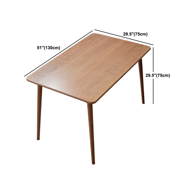 Set da pranzo moderno da 1/4/5/6 pezzi Tavolo da pranzo rettangolare in legno di ciliegio per sala da pranzo