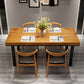 Industrial Rectangle Dining Set 1/2/5 Pieces Solid Wood Dinette Set for Shop Clearhalo 'Dining Room Sets' 'Dining Tables & Seating' 'dining_room_set' 'furn' 'furn_dining_room_set' 'Furniture' 'Kitchen & Dining Furniture' 5634918