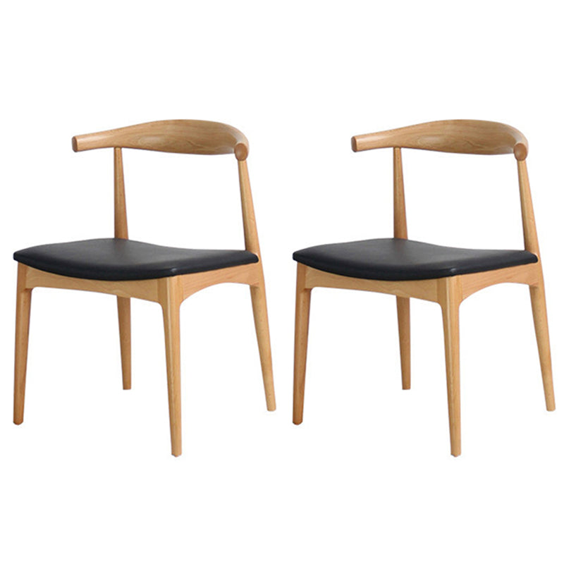 Industrial Rectangle Dining Set 1/2/5 Pieces Solid Wood Dinette Set for Shop 2 Wood Chairs Clearhalo 'Dining Room Sets' 'Dining Tables & Seating' 'dining_room_set' 'furn' 'furn_dining_room_set' 'Furniture' 'Kitchen & Dining Furniture' 5634919