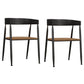 Industrial Dining Table Set 1/2/5 Pcs Solid Wood Top Dining Table and Chairs
