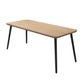 Industrial Dining Table Set 1/2/5 Pcs Solid Wood Top Dining Table and Chairs