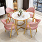 Glam Dining Set Solid Wood 1/2/3/5 Pieces Dining Furniture for Home