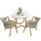 Glam Dining Set Solid Wood 1/2/3/5 Pieces Dining Furniture for Home