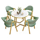 Glam Dining Set Solid Wood 1/2/3/5 Pieces Dining Furniture for Home