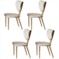 Luxurious Sintered Stone Dining Set Rectangle 1/4/5/7 Pieces Dinette Table Set 4 White Chairs Clearhalo 'Dining Room Sets' 'Dining Tables & Seating' 'dining_room_set' 'furn' 'furn_dining_room_set' 'Furniture' 'Kitchen & Dining Furniture' 5635067