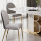 Minimalist Dining Set 1/4/5/6/7 Pcs Sintered Stone Dining Table with Upholstered Chairs Clearhalo 'Dining Room Sets' 'Dining Tables & Seating' 'dining_room_set' 'furn' 'furn_dining_room_set' 'Furniture' 'Kitchen & Dining Furniture' 5635127