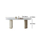 Set da pranzo Glam in pietra sinterizzata 1/2/4/5 pezzi Mobili da pranzo per la casa