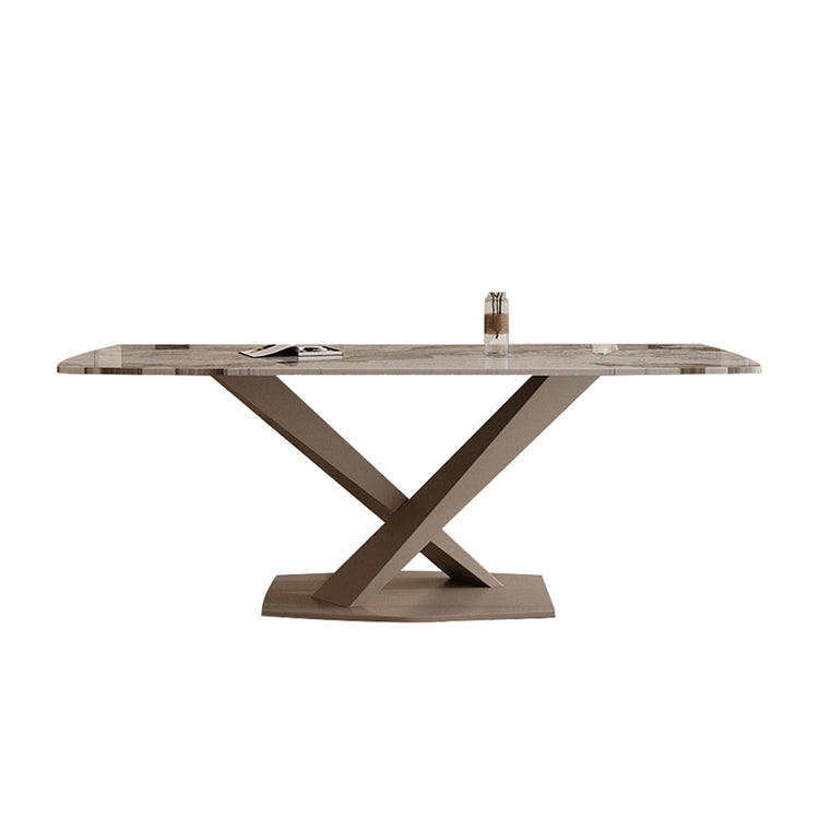 Glam Dining Set 1/3/4 Pcs Gold Rectangle Dining Table with Upholstered Chairs Clearhalo 'Dining Room Sets' 'Dining Tables & Seating' 'dining_room_set' 'furn' 'furn_dining_room_set' 'Furniture' 'Kitchen & Dining Furniture' 5635210