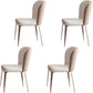 Glam Dining Set 1/3/4 Pcs Gold Rectangle Dining Table with Upholstered Chairs 4 White Chairs Clearhalo 'Dining Room Sets' 'Dining Tables & Seating' 'dining_room_set' 'furn' 'furn_dining_room_set' 'Furniture' 'Kitchen & Dining Furniture' 5635213