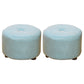 Pure Color Stain Resistant Standard Round Modern Yellow for Living Room 12"L x 12"W x 9"H Light Blue 2 Piece Set Clearhalo 'furn' 'furn_ottomans_poufs' 'Furniture' 'Living Room Furniture' 'Ottomans & Poufs' 'ottomans_poufs' 5635857
