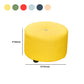 Pure Color Stain Resistant Standard Round Modern Yellow for Living Room Clearhalo 'furn' 'furn_ottomans_poufs' 'Furniture' 'Living Room Furniture' 'Ottomans & Poufs' 'ottomans_poufs' 5635865
