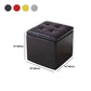 Modern Tufted Ottoman Plain Water Resistant Stain Resistant Leather Ottoman with Storage Clearhalo 'furn' 'furn_ottomans_poufs' 'Furniture' 'Living Room Furniture' 'Ottomans & Poufs' 'ottomans_poufs' 5635896