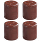 Modern Ottoman Water Resistant Tufted Leather Round Foot Stool Ottoman Red Brown 4 Piece Set Clearhalo 'furn' 'furn_ottomans_poufs' 'Furniture' 'Living Room Furniture' 'Ottomans & Poufs' 'ottomans_poufs' 5636007