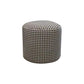 Ottoman Faux Leather Modern Specialty Water Resistant Houndstooth Pattern Ottoman 12"L x 12"W x 12"H Brown 1 Piece Clearhalo 'furn' 'furn_ottomans_poufs' 'Furniture' 'Living Room Furniture' 'Ottomans & Poufs' 'ottomans_poufs' 5636044