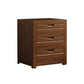 Lingerie de noyer moderne commode coffre de rangement vertical avec tiroirs